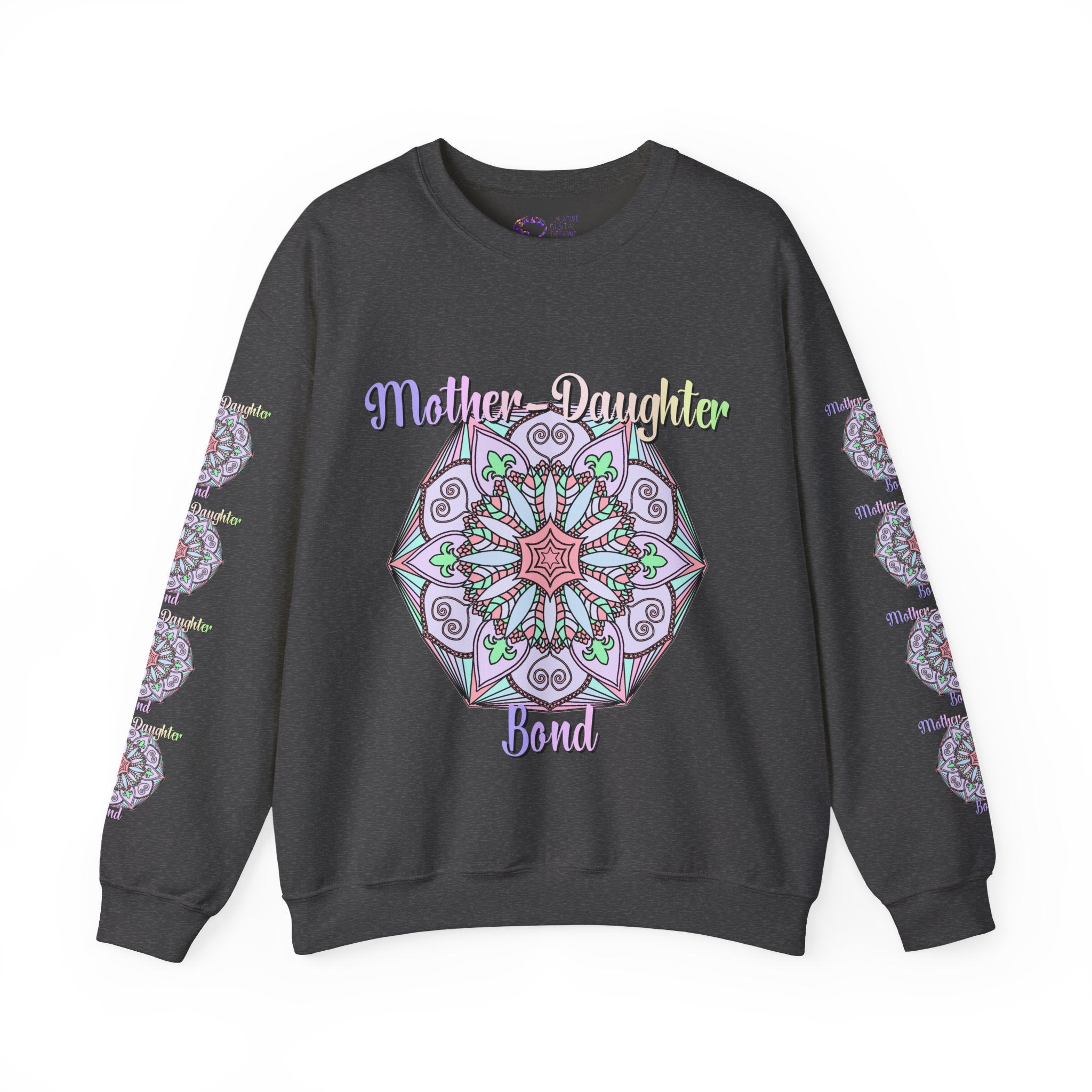 Mother-Daughter Mandala Sweatshirt Celebrating Unique Connections
