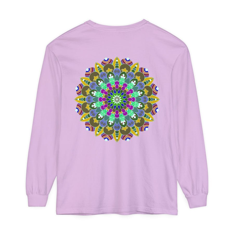 Colorful Mandala Long Sleeve T-Shirt - Spiritual Art 42