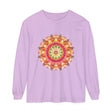 Colorful and intricate mandala design long sleeve t-shirt for men and women