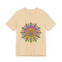 Colorful and detailed mandala tee featuring a vibrant and intricate design
