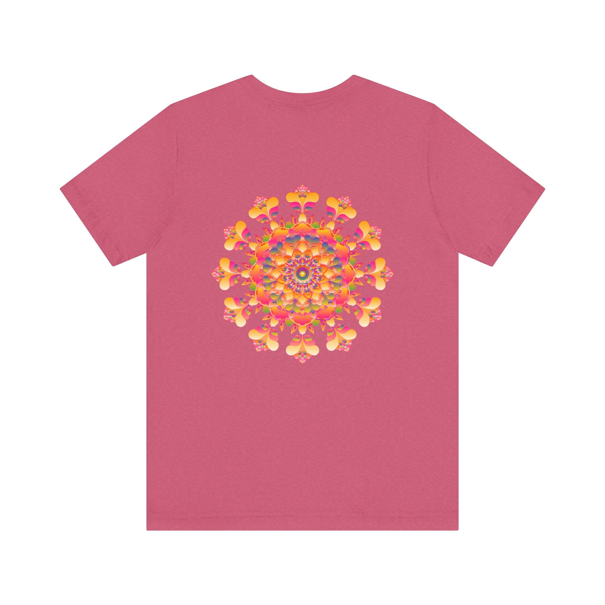 Vibrant Mandala Tee with vibrant colors representing spiritual peace