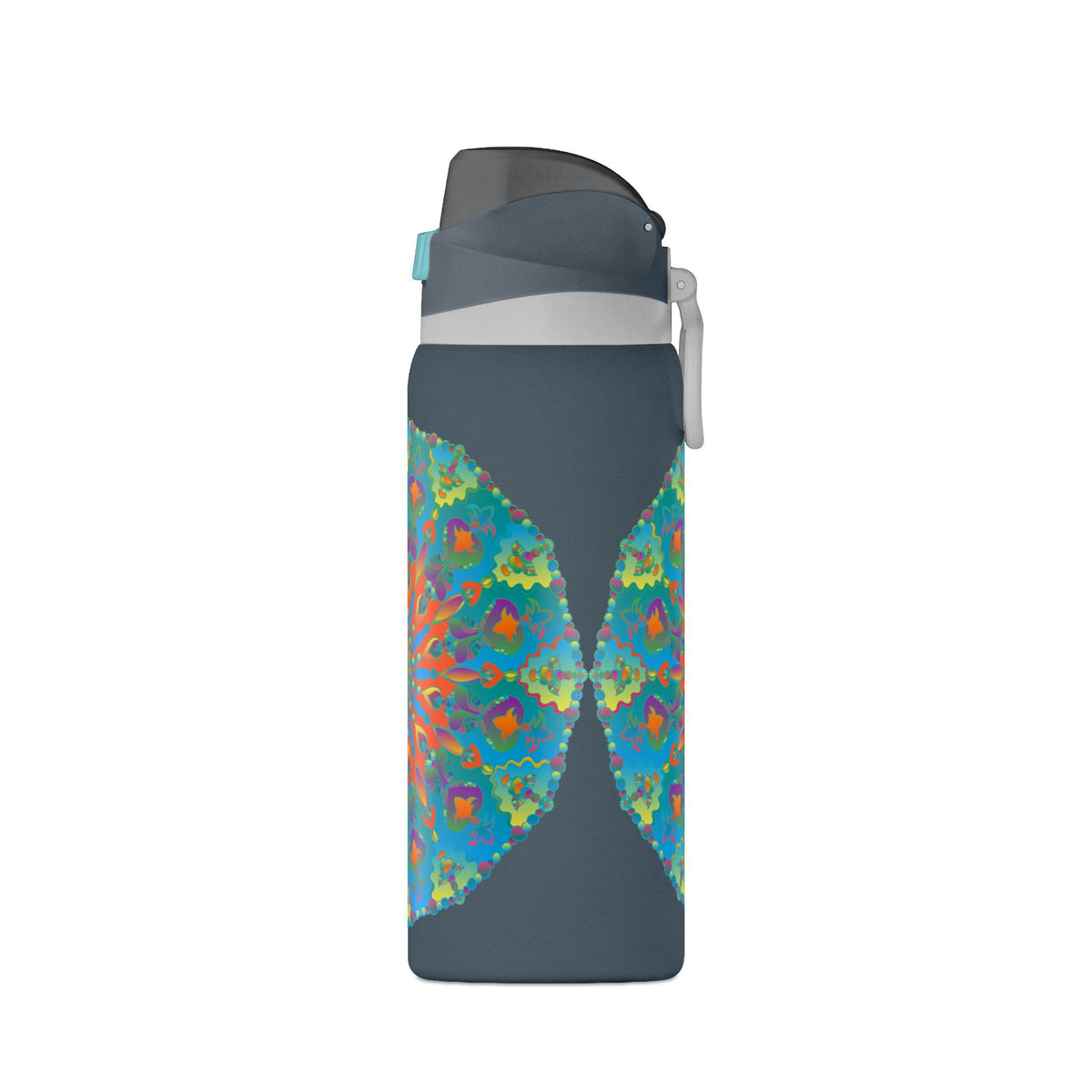 Borraccia termica da 32oz — Design mandala caleidoscopio colorato