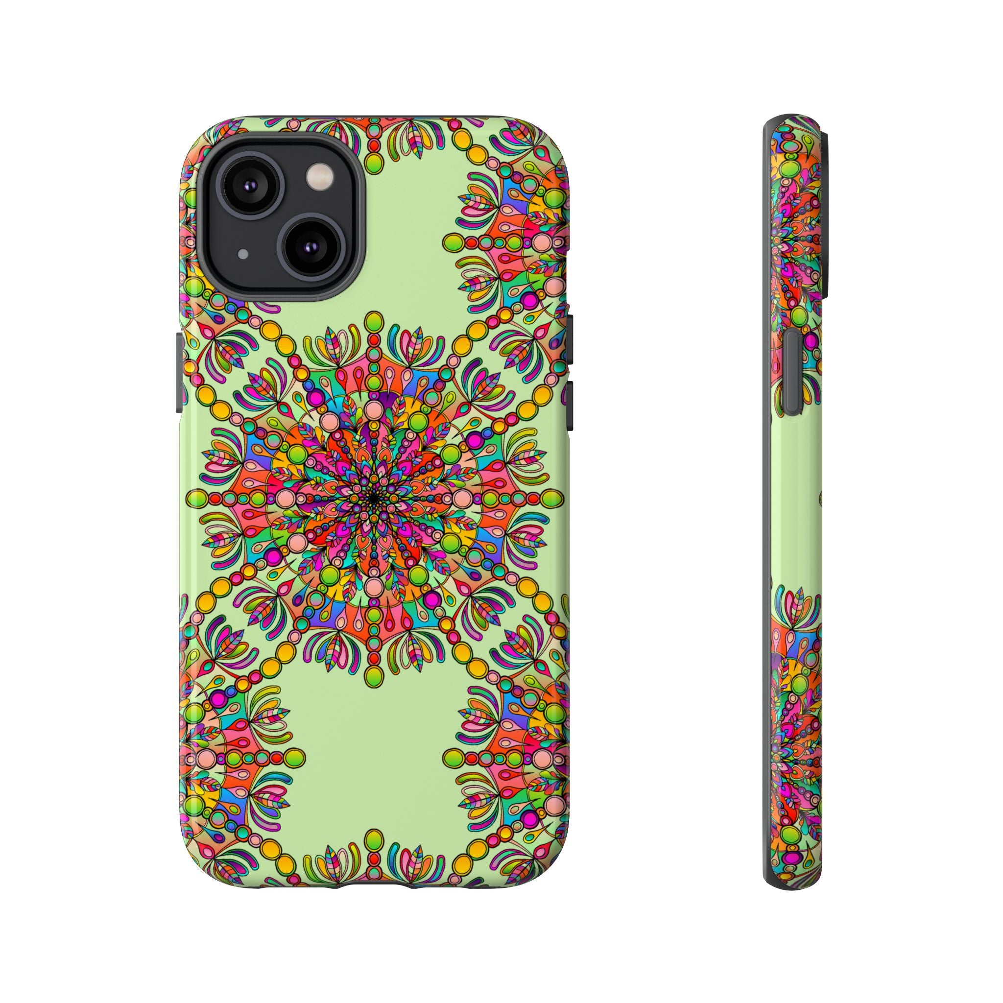 Intricate Mandala Phone Case in Lively Colors for Unique Style