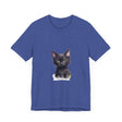 Short sleeve tee featuring a vibrant Savana animal design, including lions, elephants, and zebras, in bold and colorful print