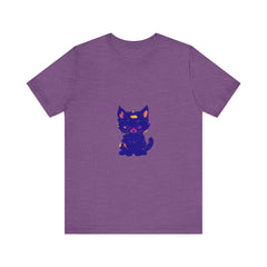 Stylish Blue Cat T-Shirt for cat lovers