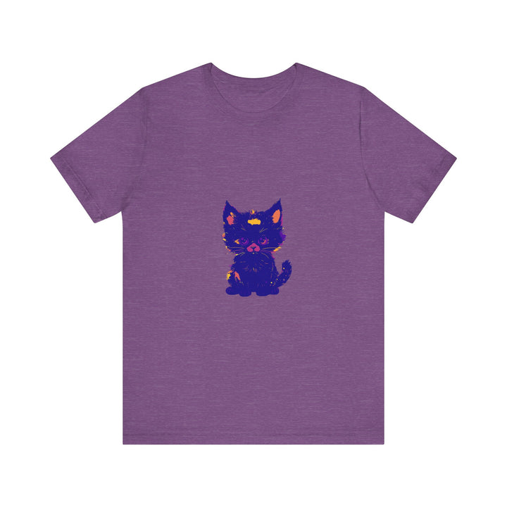 Stylish Blue Cat T-Shirt for cat lovers