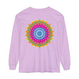 Colorful and intricate mandala design long sleeve t-shirt for men and women