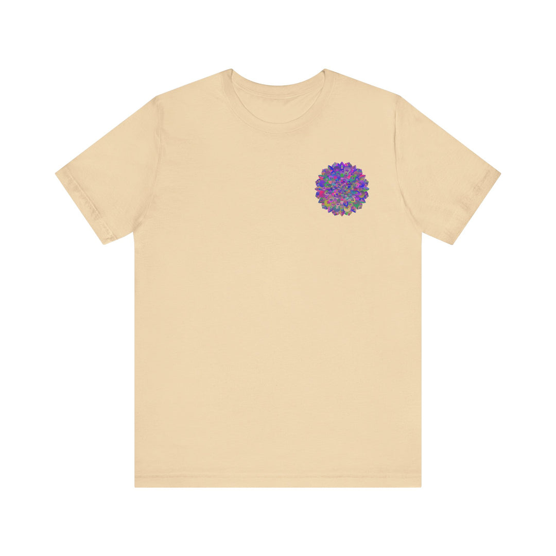  Colorful Mandala T-shirt representing peace and harmony 