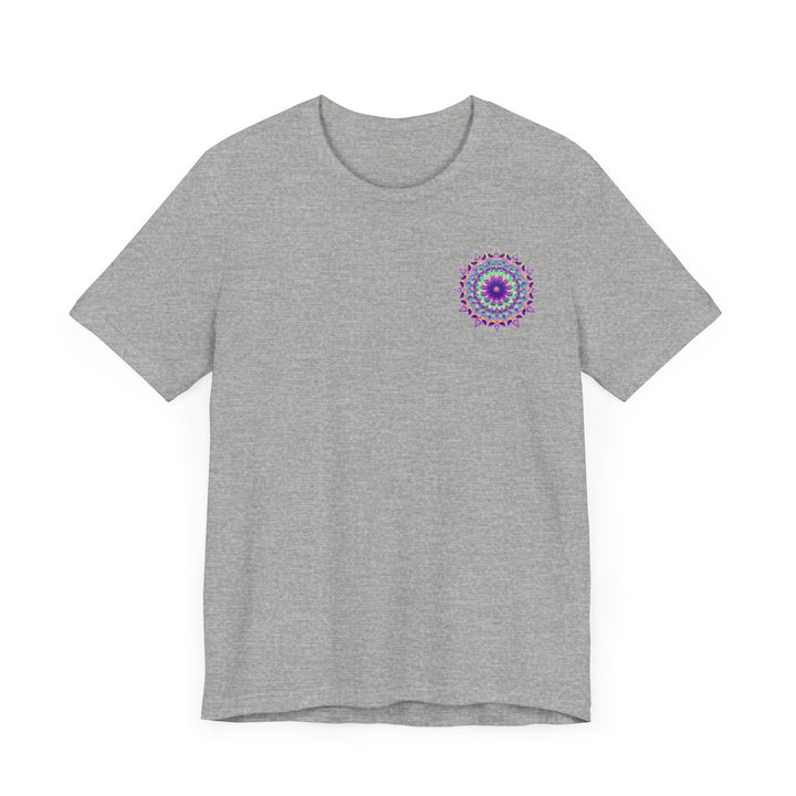 Hand-drawn Mandala Tee featuring intricate spiritual design for peace and harmony