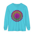 Person Styling Vibrant Mandala Unisex Long Sleeve T-Shirt for Casual Look
