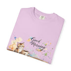 Good Morning Cat T-Shirt | Ultra-Soft Cotton Graphic Tee