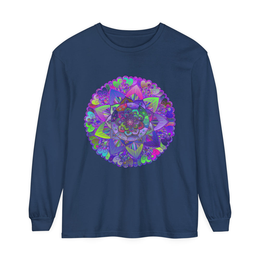 Intricate Mandala Long Sleeve T-Shirt - Psychedelic Art 13