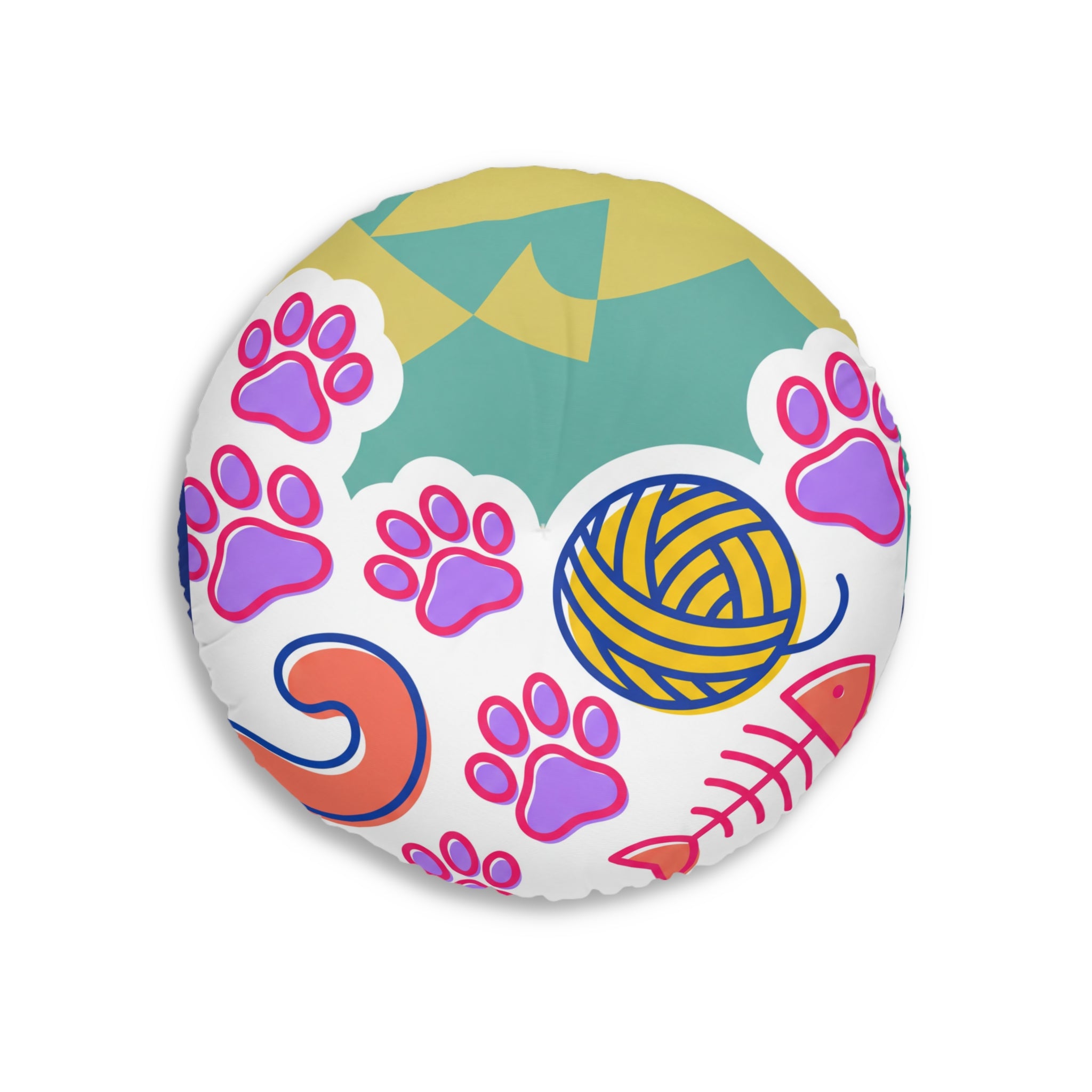 Purr-fectly Cozy Cat Floor Pillow