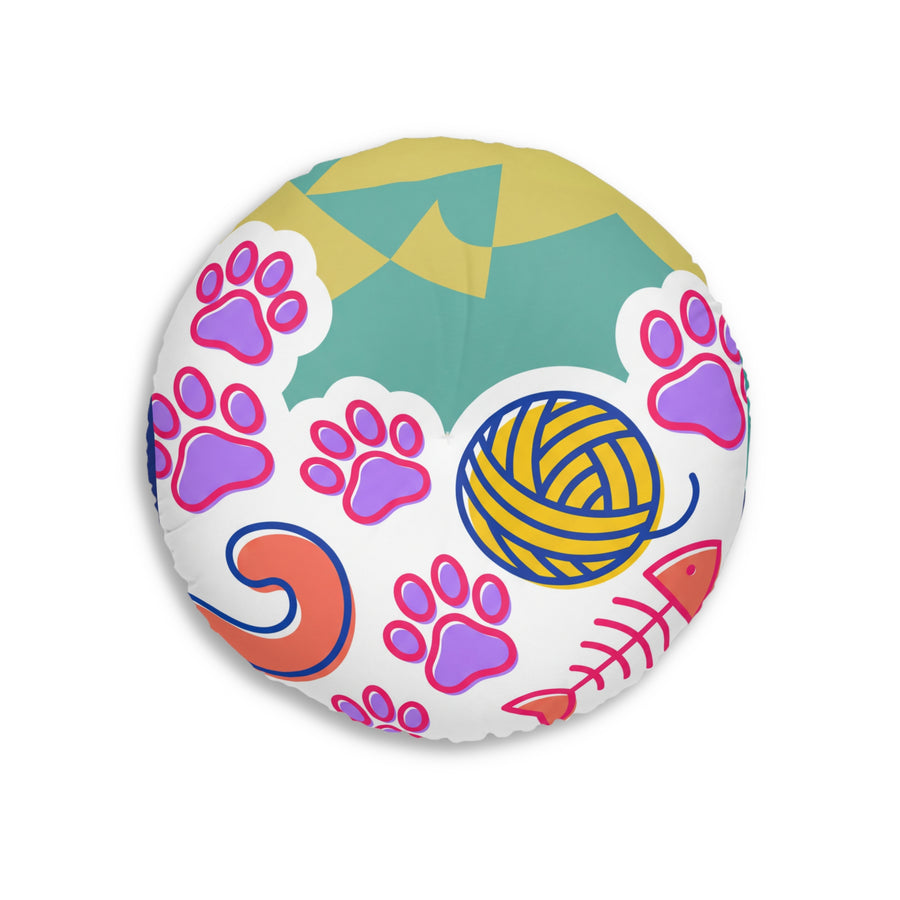 Purr-fectly Cozy Cat Floor Pillow