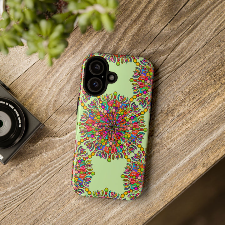Intricate Mandala Phone Case in Lively Colors for Unique Style