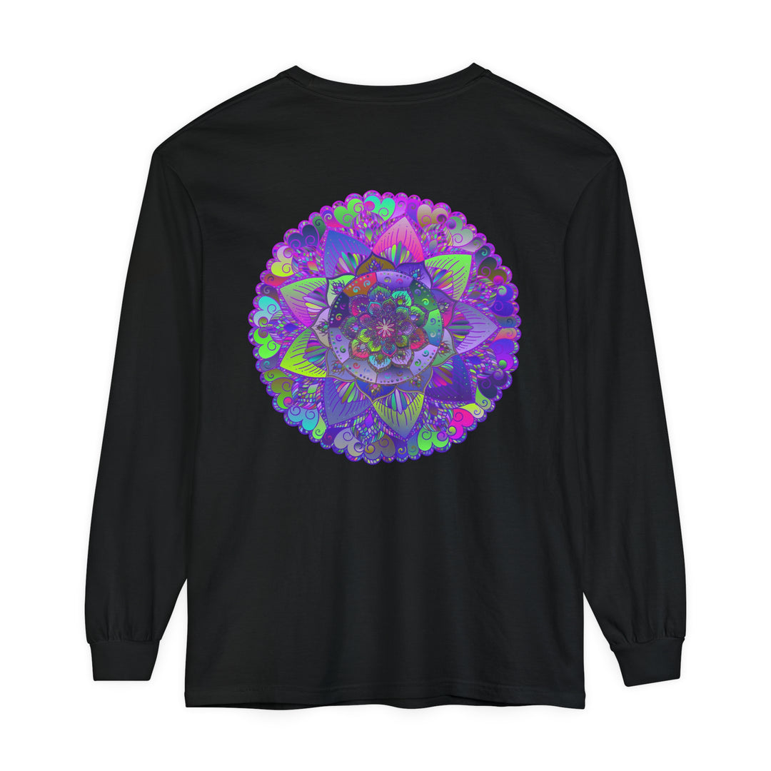 Intricate Mandala Long Sleeve T-Shirt - Psychedelic Art 48