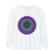 Intricate Mandala Unisex Long Sleeve T-Shirt featuring a detailed and symmetrical mandala design