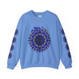 Classic unisex sweatshirt in navy blue with 10th Anniversary logo