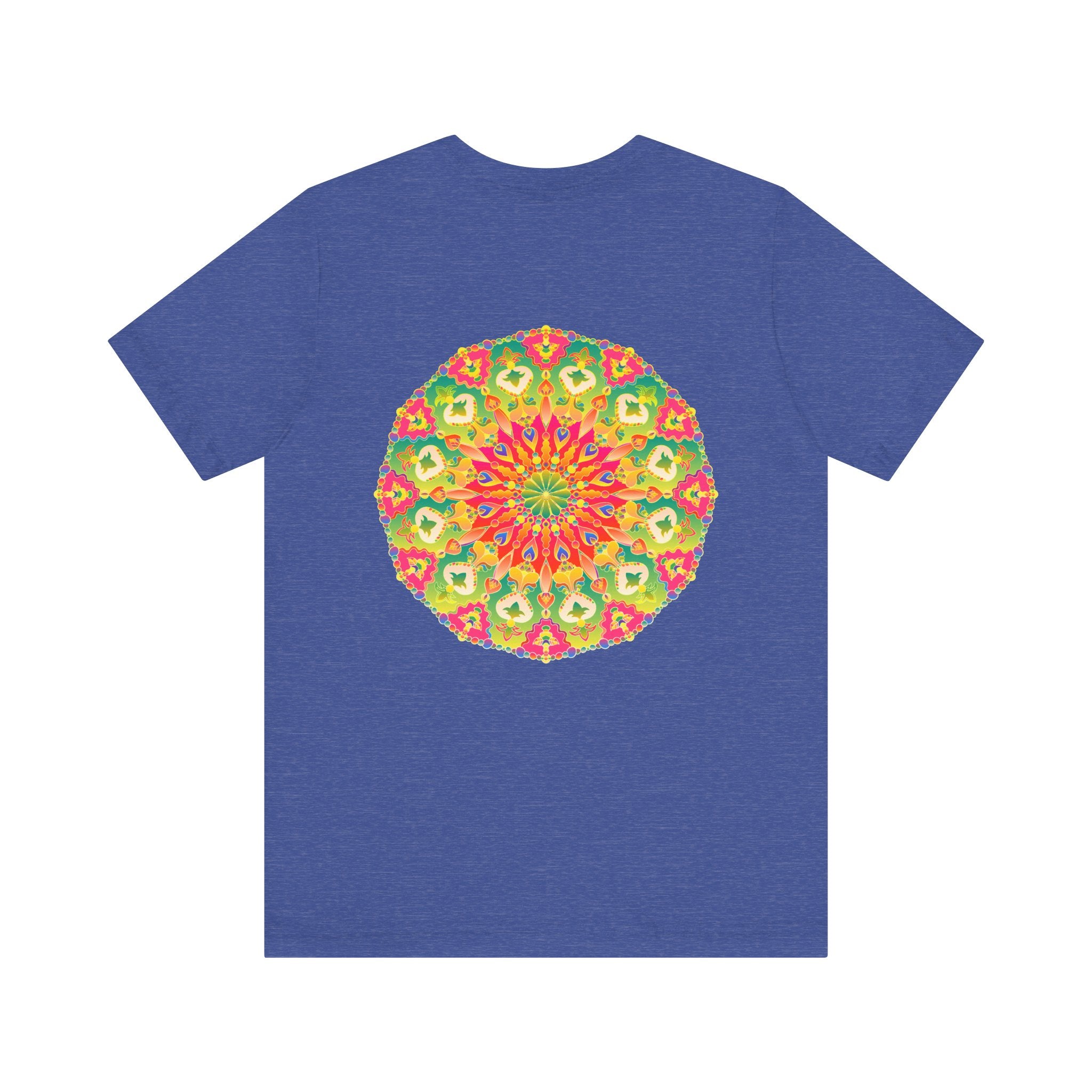 Vibrant Mandala T-Shirt featuring a spiritual design for peace and harmony