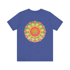 Vibrant Mandala T-Shirt featuring a spiritual design for peace and harmony