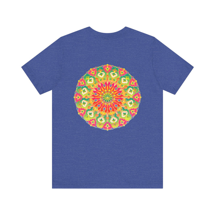 Vibrant Mandala T-Shirt featuring a spiritual design for peace and harmony