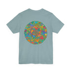 Colorful and vibrant mandala graphic tee for spiritual individuals