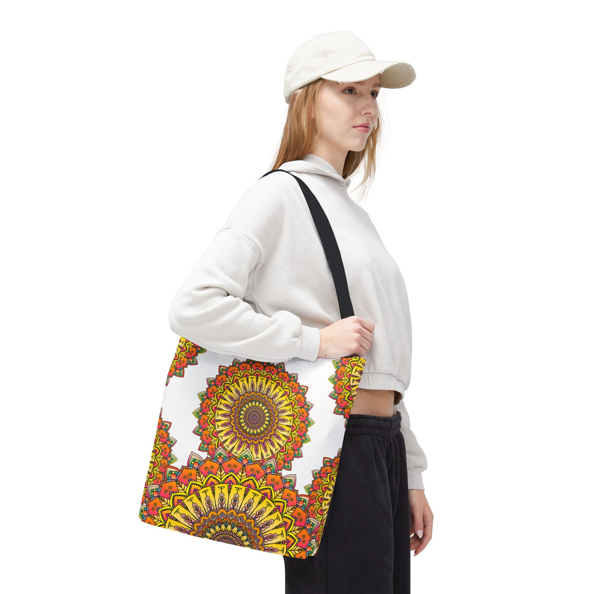 Solar Mandala Tote Bag