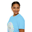 Colorful mandala t-shirt with intricate and unique design for men and women