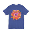 Colorful and intricate mandala design t-shirt promoting spiritual peace and harmony