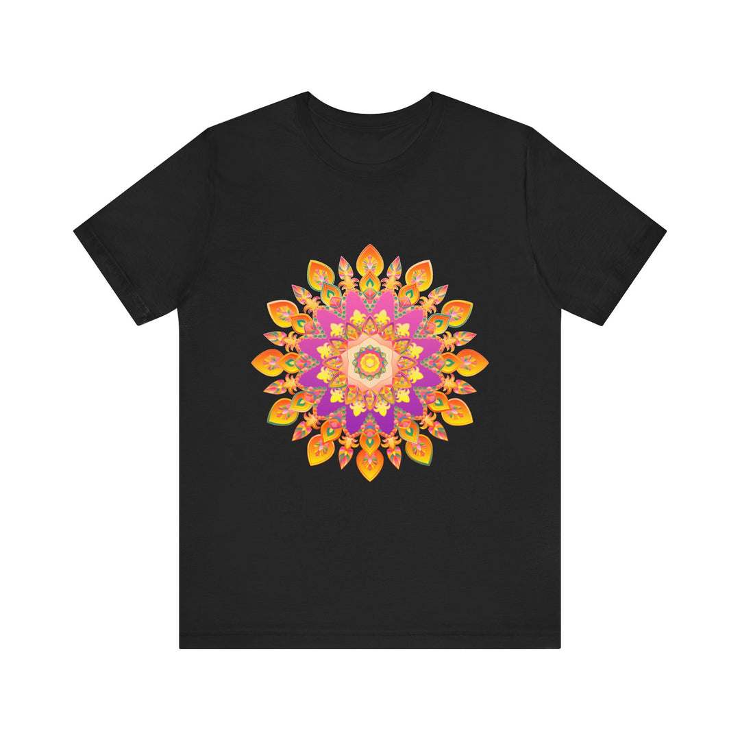 Vibrant Mandala T-Shirt featuring a colorful and detailed design perfect for adding a pop of color to your wardrobe