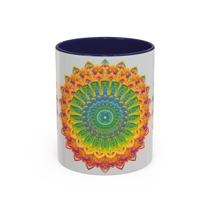  Colorful and mesmerizing mandala art on a high-quality mug