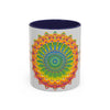  Colorful and mesmerizing mandala art on a high-quality mug