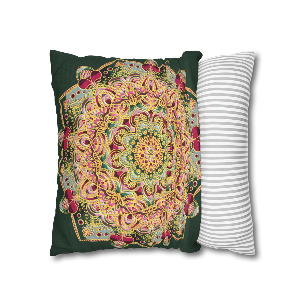 Mandala Boho Square Pillowcase