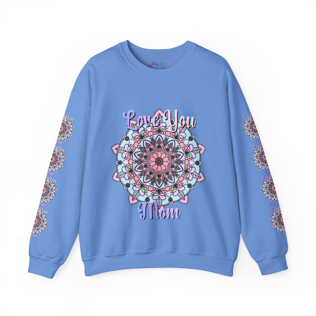 Felpa Mandala per la Mamma con Design Accorato dai Toni Tenui