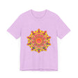 Vibrant Mandala Tee - Spiritual Art: A colorful, intricate mandala design adorns this beautiful t-shirt, perfect for anyone seeking to connect with their spiritual side