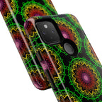 Artistic Mandala Phone Case with Bold Patterns and Modern Flair
