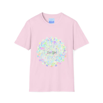 Colorful Mandala T-shirt with intricate and eye-catching design available for purchase