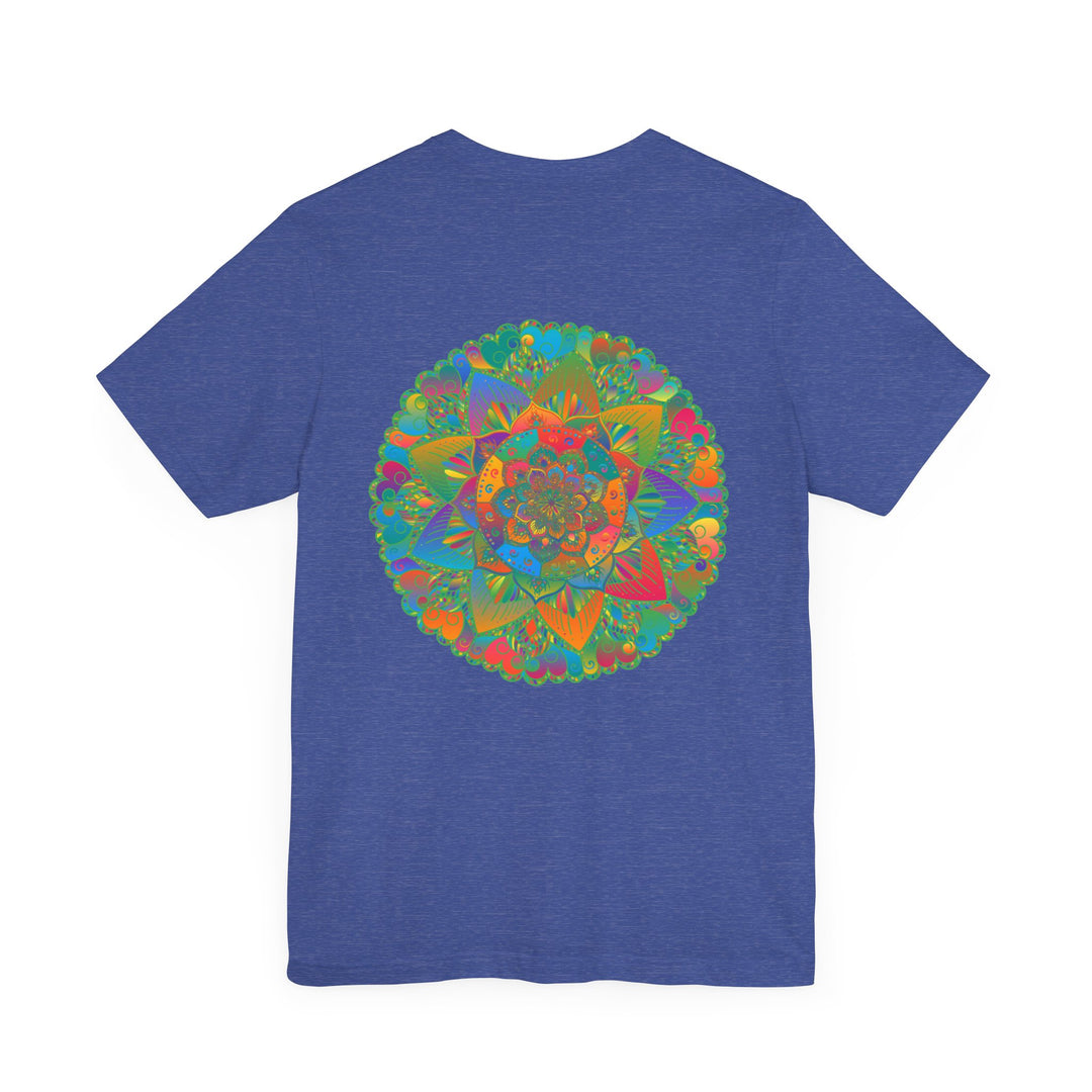 Beautiful and colorful Vibrant Mandala T-Shirt representing spiritual peace and harmony