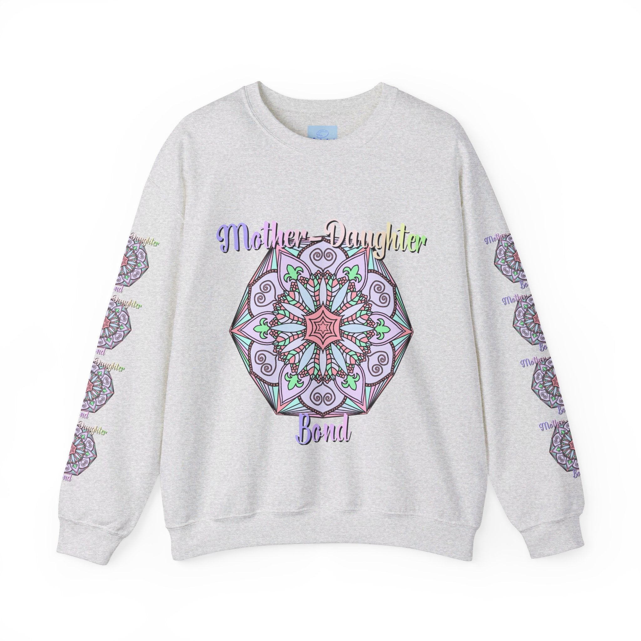 Cozy and stylish Mother-Daughter Bond unisex crewneck sweatshirt, the perfect birthday gift for mom