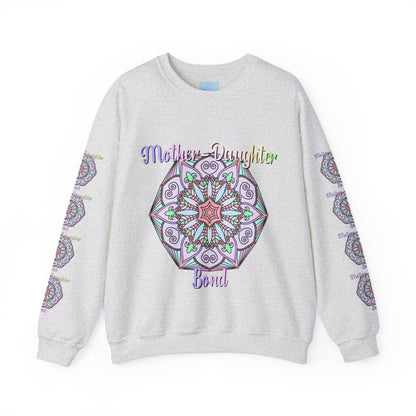 Cozy and stylish Mother-Daughter Bond unisex crewneck sweatshirt, the perfect birthday gift for mom