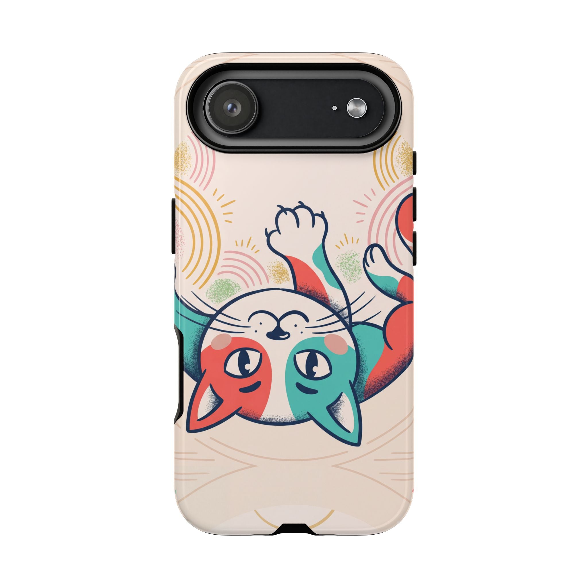 Phone Case — Cute Retro Calico Cat Protective Cover