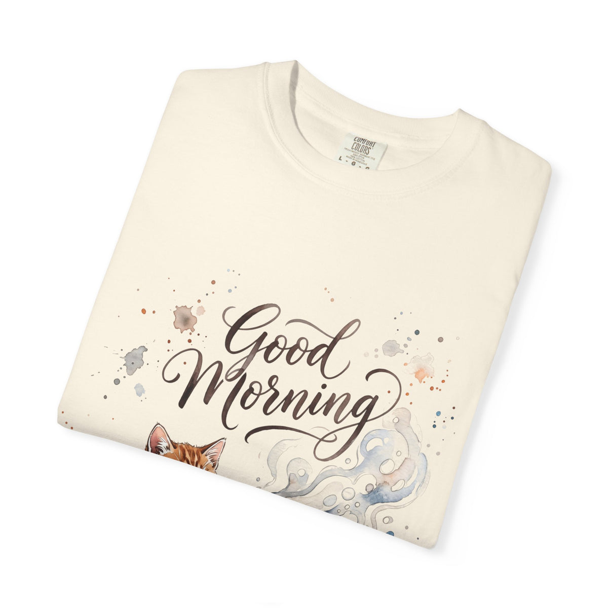Good Morning Cat Coffee T-Shirt