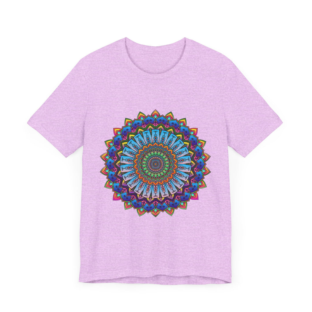 Vibrant Mandala Tee with a colorful and intricate design, perfect for adding a pop of color to any outfit