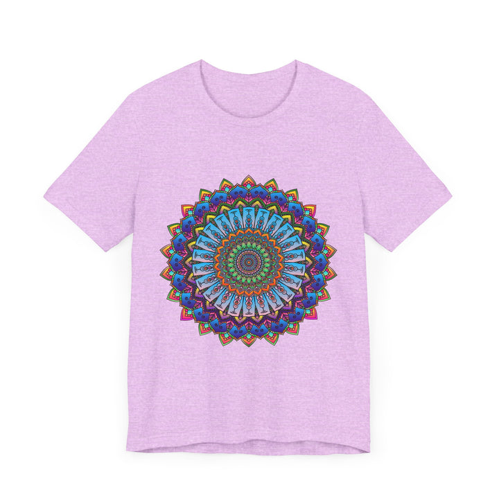 Vibrant Mandala Tee with a colorful and intricate design, perfect for adding a pop of color to any outfit