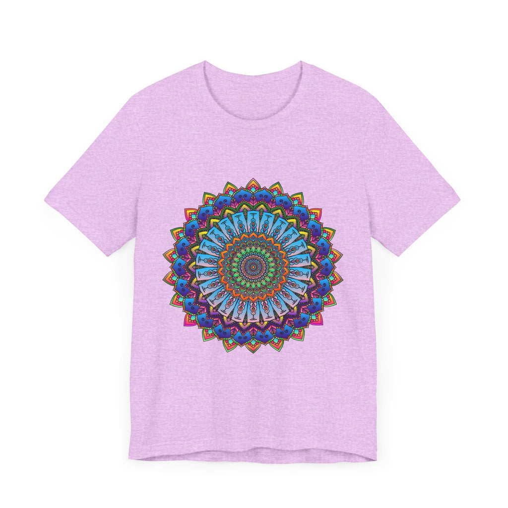 Vibrant Mandala Tee with a colorful and intricate design, perfect for adding a pop of color to any outfit