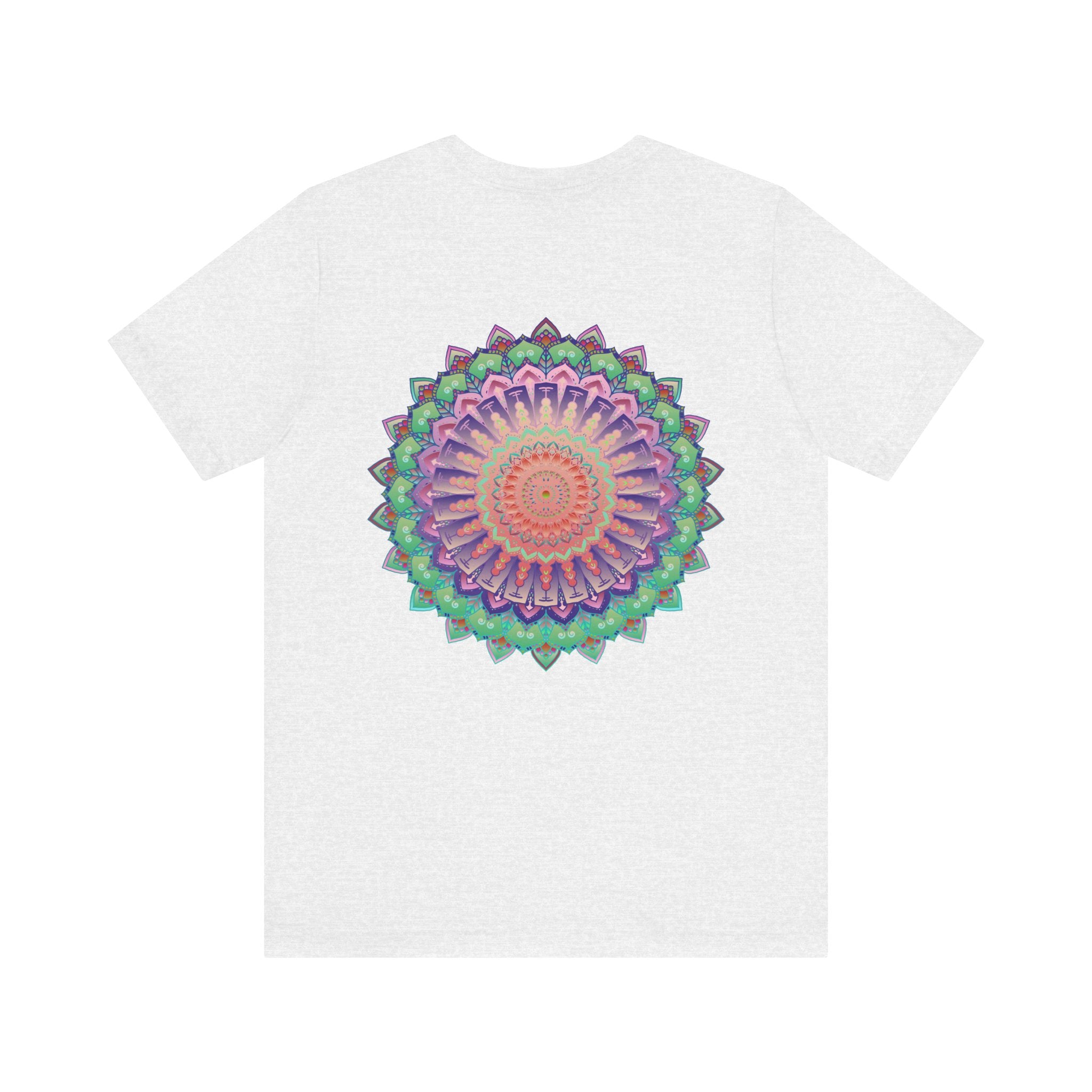 Beautiful mandala tee featuring intricate design for spiritual peace and harmony