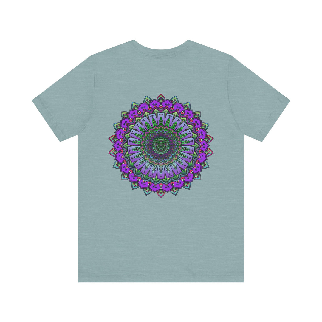 Long-sleeve Mandala Tee - a symbol of spiritual peace and harmony, featuring intricate mandala design in soothing colors