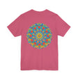 Colorful mandala design t-shirt with spiritual and psychedelic vibes for a peaceful and enlightened look