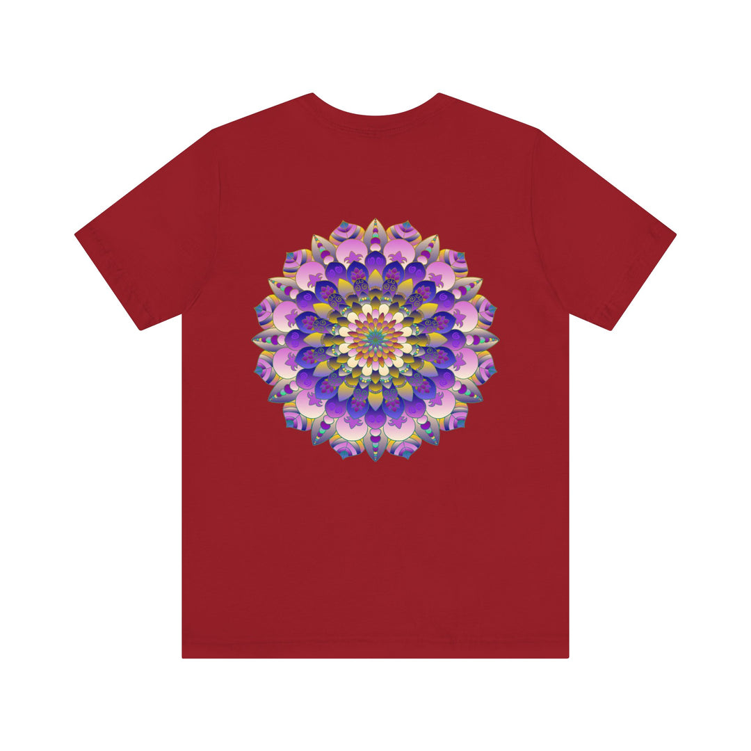 Beautiful mandala t-shirt featuring intricate design for spiritual peace and harmony