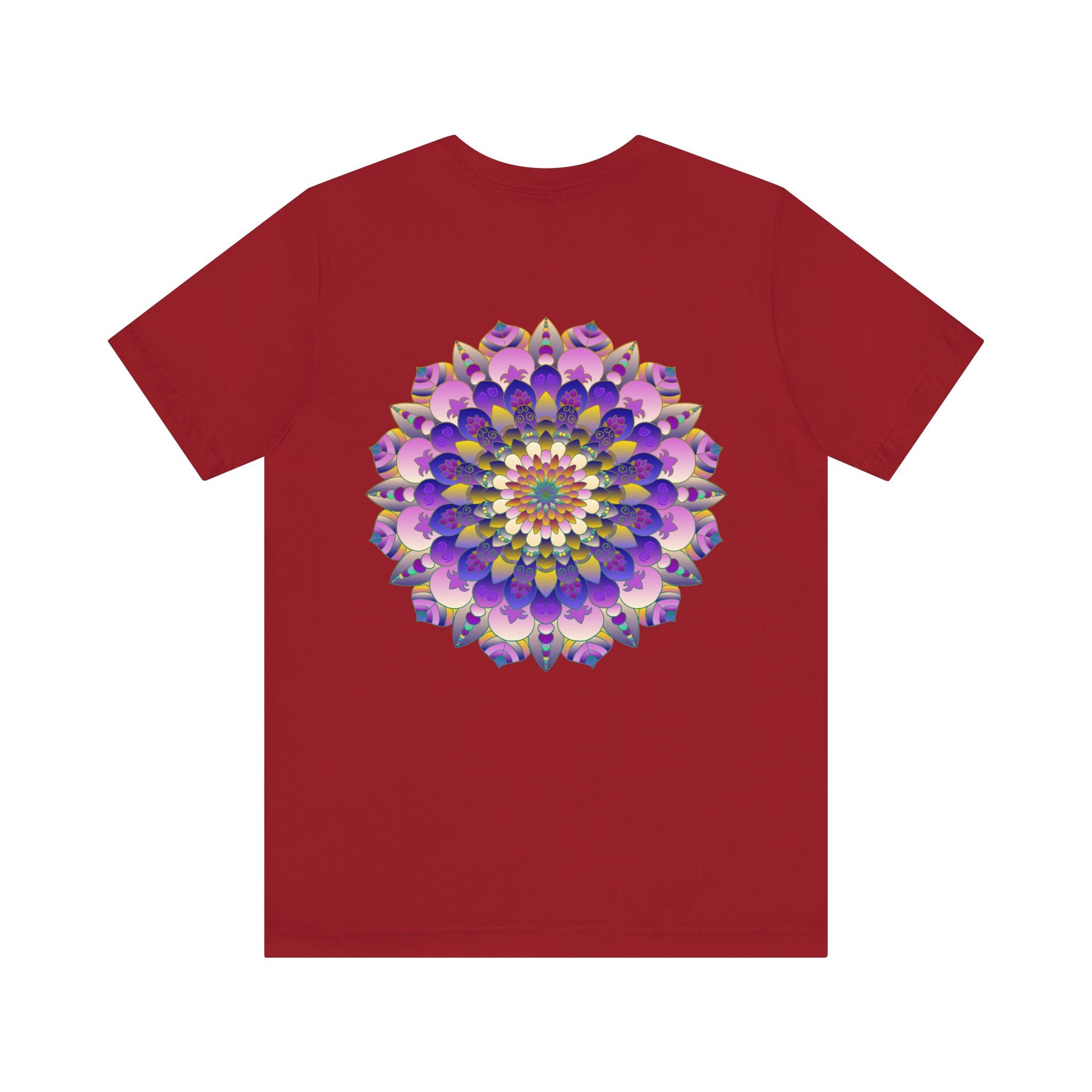 Beautiful mandala t-shirt featuring intricate design for spiritual peace and harmony